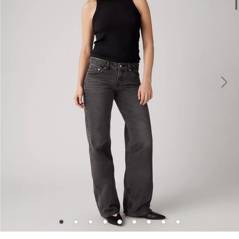 Levi’s low loose jeans in black (original)